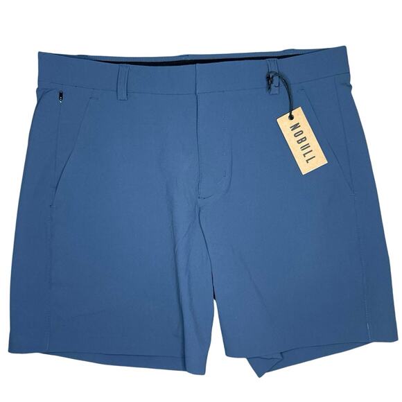 NWT NOBULL Men's 7” Golf Short Steel Blue Size 32 - Picture 1 of 4